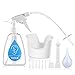 Ear Wax Removal Tool with FDA Certificate, TXDUE Ear Wax Removal Kit Including Ear Washer Bottle, Extra Hard Nozzles, Ear Basin, Bulb Syringe, Thread Cap, 30 Soft Disposable Tips, 7 Pcs Ear Pick