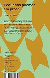 Livro Pequenos poemas em prosa (Hedra Edições)