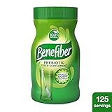 Benefiber Taste-Free, Sugar-Free Fiber Supplement Powder for Digestive Health, 125 servings (17.6 ounces)