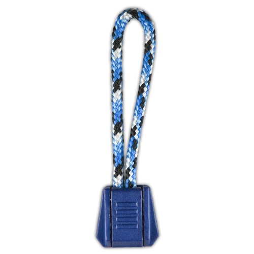 Paracord Planet Zipper Pulls Available in Various Color Combinations – Choose from 5, 10 and 20 Pack Sizes (Blue Snake/Blue, 10 Pack)
