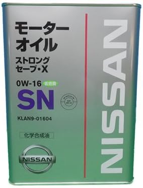 Amazon 日産純正 Snストロングセーブ X 化学合成油 ガソリンエンジンオイル 0w 16 4l Klan9 車用 エンジンオイル 車 バイク