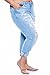 CELLO WOMENS PLUS SIZE BLUE Boyfriend Denim Jeans Ripped Distressed pants 1826