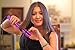 Hair Straightener，Flat Iron For Hair Styling: 2 In 1 Curling And Straightening For Women, For All Hair Types And Lengths – Non-Damaging Ceramic Plates, Adjustable Temperature (purple)thumb 4