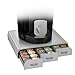 Mind Reader Single Serve Coffee Pod Organizer with 3 Drawers, 36 Pod Capacity, Countertop, 13.5