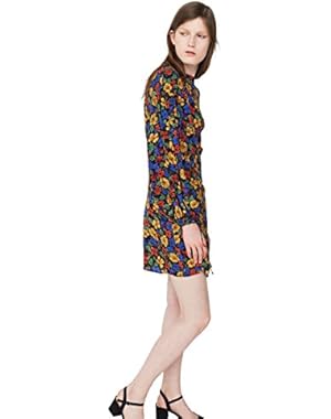 Mango Women's Floral-Print Flowy Dress