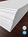 Excelsis Design 15 Pack Foam Board | White Foam Board 3/16 Inch Thick White Core Mat | Backing Board for Presentations, Signboards, Arts, Display and Crafts with Double-Sided Sheet - 8x10 Inches