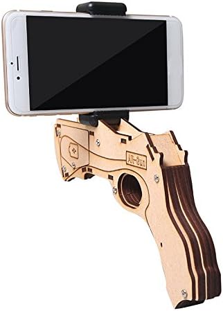 AR Gun,Sodope AR Attack Augmented Reality Gun Game Controller for iPhone/Android Cell phones, 360° Bluetooth Aircraft Shooting Blaster Toy Gamepad Game Phone Holder Pressure Release Toy (Small)