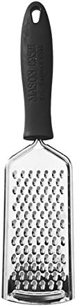 KITCHEN GRATER MASON CASH STAINLESS STEEL SILVER BLACK UTENSIL 25CM