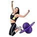 FURTHERNEXT Pogo Ball Bounce Stand with Trick Board & Ball Pump, Pogo Jumper Toy by Air Kicks for Kids Ages 6 & Up and Adults, Great Gift for Kids (Purple)