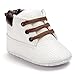 Voberry® Baby Boy's Girl's Warm Snow Short Boots First Walkers Shoes Sneaker (6~12Month, white)