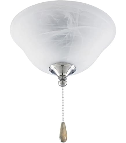 Kichler 380356OZ Transitional LED Fan Light Kit - Ried Collection, Bronze/Dark Finish, 6.5" Wide 1 thumbnail image