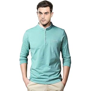 EYEBOGLER Band Collar Men’s T-Shirt(EBT325 & EBT325HS)