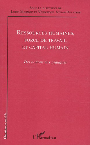 Ressources humaines, force de travail et capital humain