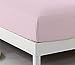 CC&DD HOME FASHION SFS Velvety Brushed Microfiber Fitted Sheet Full Baby-pink