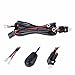 Lumitek Universal LED Light Bar Remote Wiring Harness Kit with 40A/12V ON/OFF Switch Relay for Off Road Driving Lights Fog Lights…
