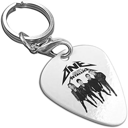Metallica Guitar Pick Pendant Necklace Keychain