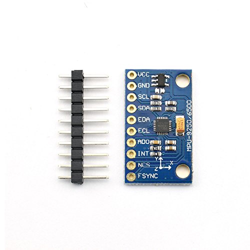 ZYAMY MPU6500 6DOF 6-Axis Gyroscope Accelerometer Sensor Module For Arduino DIY Kit IIC I2C SPI Interface With Pins GY-6500