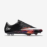 Nike Mercurial Vapor X CR FG-BLACK/TOTAL CRIMSON/METALLIC SILVER/WHITE