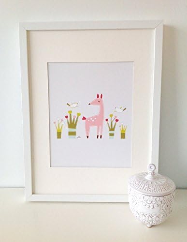 Ema The Faon // FAON Print // Faon Wall Art // Woodland Baby Nursery Decor