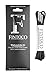 FINTOCO Round Waxed Dress Shoelaces with Silver Tips, Black, 30 inches (76cm)