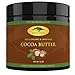 Unrefined Organic Cocoa Butter Raw/Food Grade Perfect for Skin Care, Keto Snacks, Lip Balm, Body Lotion, Stretch Mark Cream, Bar Soap, Body Butter, Hair Care, Cacao Butter Soap Making Base (16 oz)