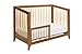 DaVinci Highland 4-In-1 Convertible Crib with Toddler Rail, Chestnut with Natural
