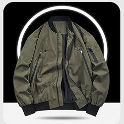 Jackets for Men Trendy Full-Zip Multiple Pockets