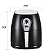 1400W Air Fryer, Healthy Smokeless Low-Fat Non-stick Multi-Cooker Oilless Cooker, 4L 3.8QT Capacity with Timer and Temperature Control and Detachable Basket Handles (Black)