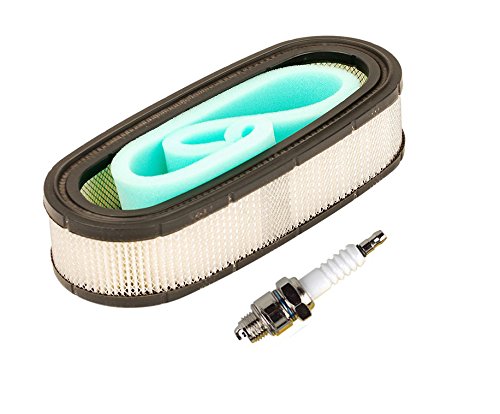 HIFROM 394019 Air Filter Pre Filter with Spark Plug for Briggs Stratton Engines Replace 394019S 398825 4136 5052H 5052K John Deere AM-38990