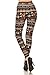 R856-OS Ancient Wildlife Print Fashion Leggings