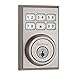 Kwikset 909 Contemporary SmartCode Electronic Deadbolt featuring SmartKey® in Satin Nickel