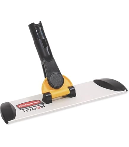 Rubbermaid HYGEN Quick-Connect Microfiber Mop Covers (8") - 12 Pack, Yellow