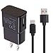 Accessonico DS-80586 USB Charger with Data Cable Compatible AT&T ZTE Trek 2 HD K88,Compatible Moto Z2 Play,Compatible Samsung Galaxy Note 8 S8 S8+,Compatible Sony XZ,Compatible LG G6 V20 G5(Black)