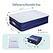 Sable Air Mattress, Blow Up Full Size XL Inflatable Airbed with Build-in Pump, Storage Bag for Home, Overnight Guests, Height 18