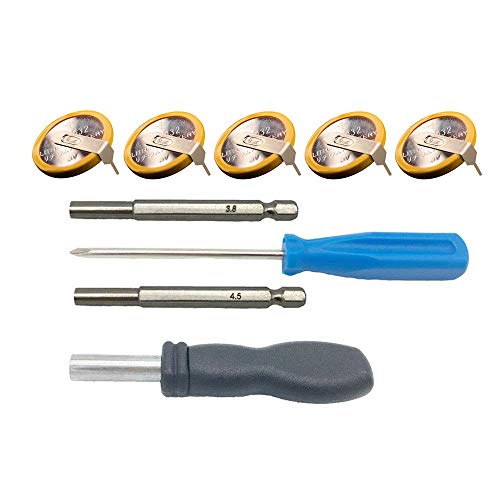 Triwing Screwdriver Set, Taessv 5 Pack CR2032 Batteries with Tabs Bundled with 3.8 mm & 4.5 mm Security Screwdriver Game Bit Tool Set for NES, SNES, and N64 Games - Thumbnail 6