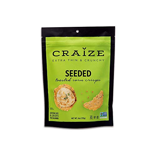 Craize Extra Thin & Crunchy Toasted Corn Crisps Savory Variety Pack