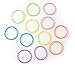 Neliblu Let Them Glow! Glow in The Dark Rubber Bangle Bracelets - Bulk Pack of 12 Bracelets Great for Stocking Stuffers, Birthday Parties, Party Favors, Party Supplies, Award Boxes.