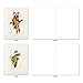 The Best Card Company Variety Pack of 10 Christmas Greeting Cards with Envelopes, Humor Holiday Assortment for Kids (10 Designs, 1 Each) - Wildlife Expressions Holiday M2973XSB