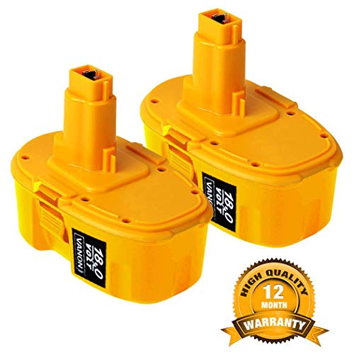 18V 4.0Ah Replace Battery for Dewalt DC9096 388683-12 651034-01 DE9039 DE9095 DE9096 DE9098 DW9096 DW9095 DW9098 (2 Pack)