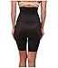Miraclesuit Women's Shapewear Hi-Waist Thigh Slimmer, Black, L
