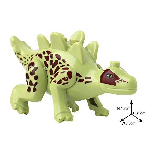 image for Wenini 8 Packs Dinosaur Puzzle Toys, DIY Building Blocks Action Figure