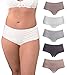 Emprella Underwear Women Plus Size, 5-Pack Hipster Panties, Cotton and Spandex,Assorted,XX-Large