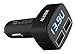 Acatim Newest 3.1A 10W Dual 2 USB Car Charger with LED Display Fast Speed Displays Voltage, Amps & Internal Temperature (Fahrenheit)