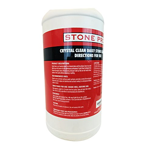Stone Pro Crystal Clean - Daily Stone and Tile Cleaner - Ready To Use (RTU)  - 32 ounce Spray - //coolthings.us