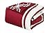 KingLinen 12 Piece Bernard Burgundy Comforter Set with Sheets Queen