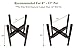 Oak & Boo Adjustable Plant Stand Mid Century Modern Indoors Outdoors Planter - Fits Tall Large Pots 9