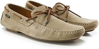 Loake Men's Suede Thruxton Driving Shoes Sand