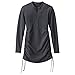 Women's UV Sun Protection UPF 50+ Long Sleeve Rash Guard Wetsuit Swimsuit Top (901 M, Black)