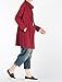 Mordenmiss Women's New Cowl Neck Long Sleeve Tunics Tops M Red