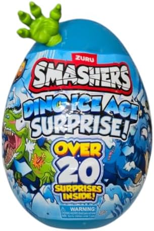 Smashers Dino Ice Age Raptor Series By Zuru Surprise Egg With